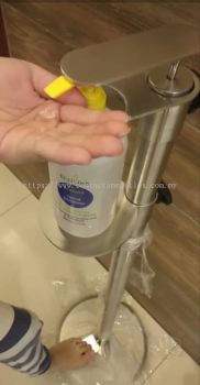 Foot-Operated Dispenser for Hand Sanitiser 
