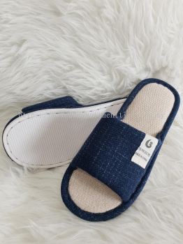 SPA & ROOM SLIPPER WITH RUBBER SOLE