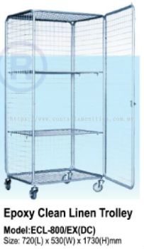 ECL800 - Epoxy Clean Linen Trolley