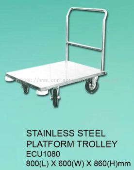 ECU1080 - S/Steel Platform Trolley