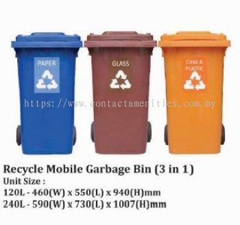 Recyle Bin and Sanitary Bin