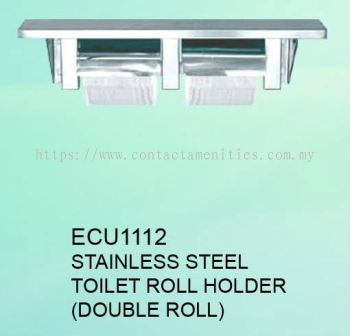 ECU1112 - SS Toilet Roll Holder (Double Roll)