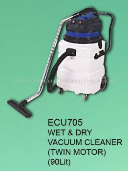 ECU705 - Wet & Dry Vacuum Cleaner (Twin Motor-90L)