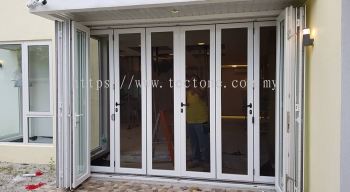 Security Stainless Steel Mosquito Wire Mesh Folding Door
