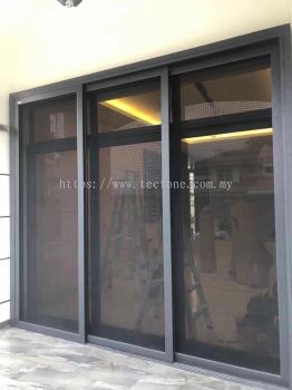 Security Stainless Steel Mosquito Wire Mesh Sliding Door