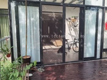 0.6mm Stainless Steel Mosquito Wire Mesh Sliding Door @ Senibong Cove