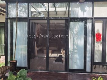 0.6mm Stainless Steel Mosquito Wire Mesh Sliding Door @ Senibong Cove