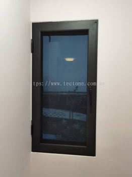 Security Stainless Steel Mosquito Wire Mesh Casement Window @ Taman Abad