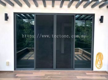 0.6mm Stainless Steel Mosquito Wire Mesh Sliding Door @ Bandar Dato Onn