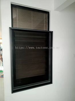 Movable 0.6mm Stainless Steel Mosquito Wire Mesh Top Hung @ Bandar Cemerlang