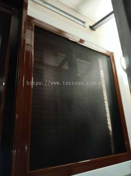 Security Fixed Stainless Steel Mosquito Wire Mesh Window @ Taman Pelangi Indah, Ulu Tiram