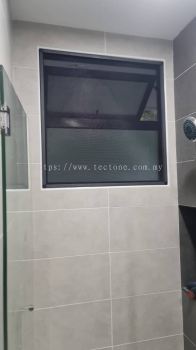 Movable 0.6mm Stainless Steel Mosquito Wire Mesh Top Hung Window @ Jalan Ceria, Kulai