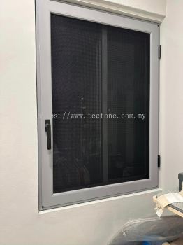 Security Stainless Steel Mosquito Wire Mesh Casement Window @ 18 Mei Hwan Crescent, Singapore