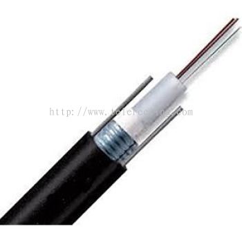 8C-SM-OT Outdoor 8-core Fiber Optic Single Mode cable; Jelly-Filled with 2-wire Armored jacket