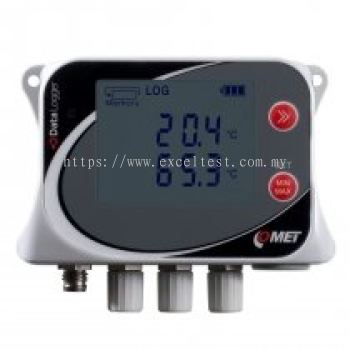 Temperature data logger for four external Pt1000 probes