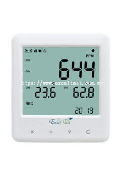ET-YEM-40L Thermo-Hygrometer and Carbon Dioxide Data logger