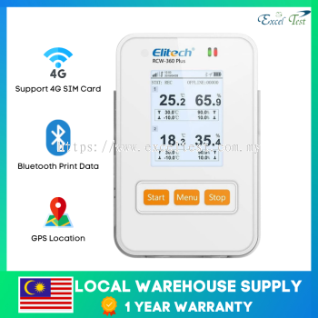 RCW-360 Plus 4G Wireless Temperature and Humidity Data Logger