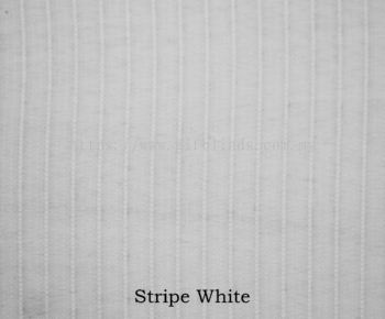 Vertical Stripes White