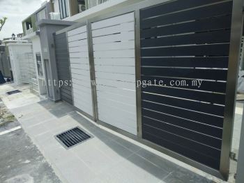 Stainless Steel Swing Gate With Full Aluminium