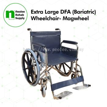NL974B-51 Extra Large 20'' DFA (Bariatric) Wheelchair - Magwheels