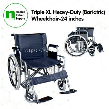 NL209-61 Triple XL 24'' Heavy Duty (Bariatric) Wheelchair