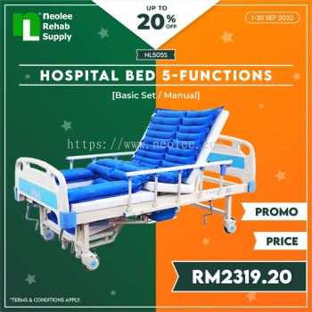 NL505S Hospital Bed 5 Functions (Manual)