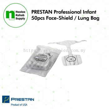 PRESTAN Professional Infant 50pcs Face-Shield / Lung Bag
