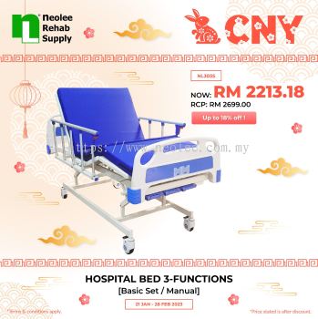 NL303S Hospital Bed 3 Functions (Manual)