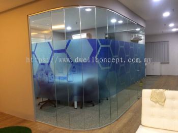 FROSTED GLASS STICKER PRINTING SERVICE AT KLANG | PUCHONG | PUTRAJAYA | SELANGOR