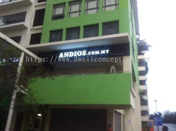 OFFICE 3D LED FRONTLIT SIGNBOARD MAKER AT PUCHONG, KINRARA, CHERAS, KEPONG, DAMANSARA