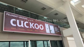 Cuckoo lightbox install at cyberjaya