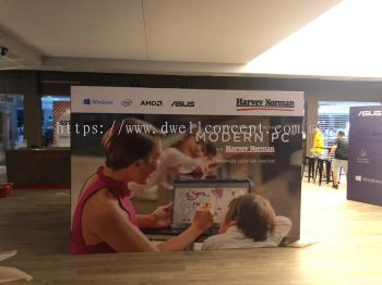 SHOPPING MALL BACKDROP & HOARDING BOARD INSTALL & PRINTING