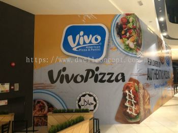 SHOPPING MALL BACKDROP & HOARDING BOARD INSTALL & PRINTING