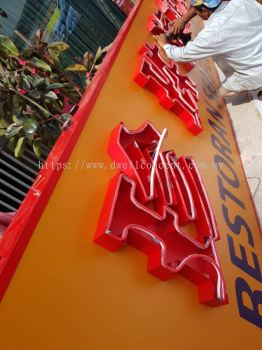 Led neon signboard