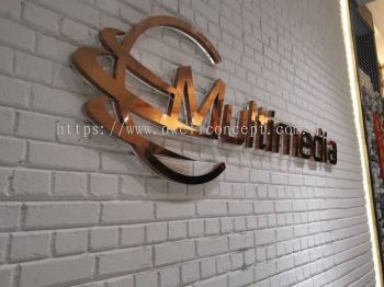 STAINLESS STEEL 3D BOX UP SIGNBOARD AT KLANG | KUALA LUMPUR (KL) | KEPONG | PETALING JAYA (PJ) | DAMANSARA | SELAYANG