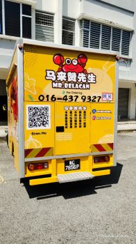 TRUCK LOGO STICKERS | TRUCK GRAPHICS WRAP | TRUCK DOOR STICKERS AT TTDI, KLCC, BUKIT BINTANG, BUKIT JALIL, PUNCAK JALIL