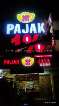 SHOPLOT 3D LED FRONTLIT SIGNAGE INSTALLATION SERVICE AT SETAPAK, SELAYANG, SRI PETALING, BUKIT JALIL