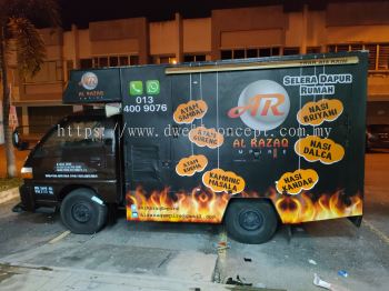 AR truck and box truck sticker full wrap