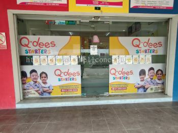 Q-DEES SCHOOL WINDOW STICKER PRINTING AND INSTALL AT KLANG |PANDAMARAN | PUTRAJAYA | SELANGOR | KUALA LUMPER | BUKIT TINGGI | BANDAR BOTANIC | SETIA ALAM | BUKIT RAJA