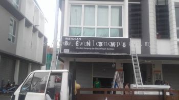 Lightbox signage installed at nilai