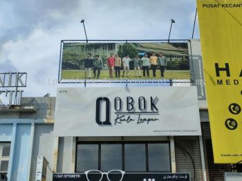 QOBOK 3D BOX UP LED SIGNBOARD AT JALAN KUCHAI LAMA, PETALING JAYA (PJ)