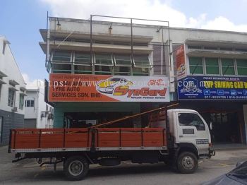 SHOPFRONT GI METAL SIGNAGE INSTALLATION SERVICE AT KUALA SELANGOR | SEKINCHAN | RAWANG | IJOK | BESTARI JAYA