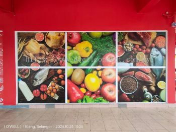 GLASS DOOR AND WINDOWS GRAPHICS STICKERS | FRUIT SHOP WINDOWS STICKERS