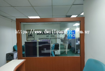 OFFICE INDOOR GLASS STICKER PRINTING SERVICE AT PETALING JAYA | SELANGOR