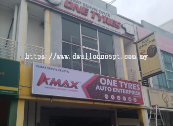 OUTDOOR LIGHTBOX SIGNBOARD INSTALLATION AT SERI JAROMAS | JENJAROM | SELANGOR