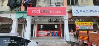 RED ONE LIGHTBOX SIGNBOARD INSTALLATION AT KLANG