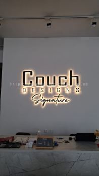 INDOOR COUCH DESIGN SIGNATURE 3D EG BOX UP SIGNBOARD INSTALL AT BANDAR PUCHONG JAYA.