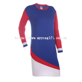 Female TC Round Neck Long Sleeve T-Shirt (Muslimah) SK 02