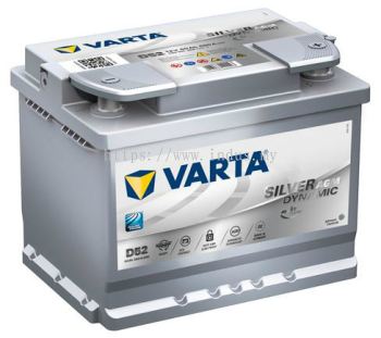 Silver Dynamic AGM VARTA Battery D52 (ETN- 560901068)