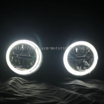 Toyota alphard fog lamp with ring and white led 